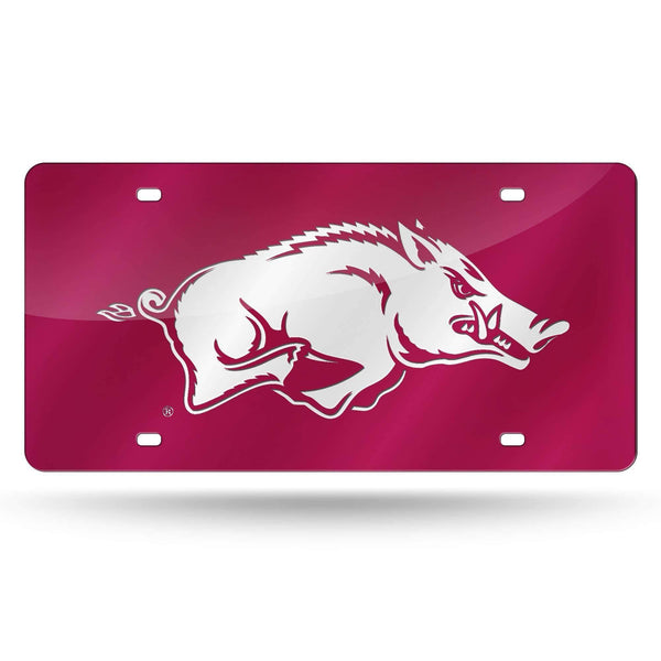 NCAA Arkansas Laser Tag Red W/ White Hog