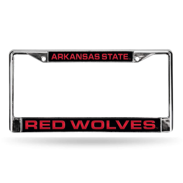 Toyota License Plate Frame Arkansas State Laser Chrome Frame