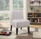 Armchairs and Accent Chairs Ollano Accent Chair, Pattern Fabric, Gray & White Benzara
