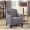 Armchairs and Accent Chairs Relaxed and Refined Accent Chair, Gray Benzara