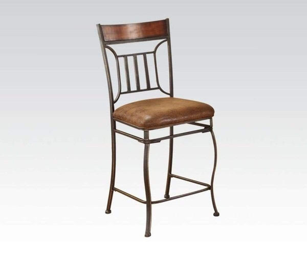 Tavio Counter Height Chair, Brown, Set of 2