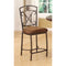 Tavio Counter Height Chair, Fabric & Antique Bronze, Set of 2