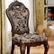 Armchairs and Accent Chairs Vicente Traditional Side Chair, Cherry Finish, Set Of 2 Benzara