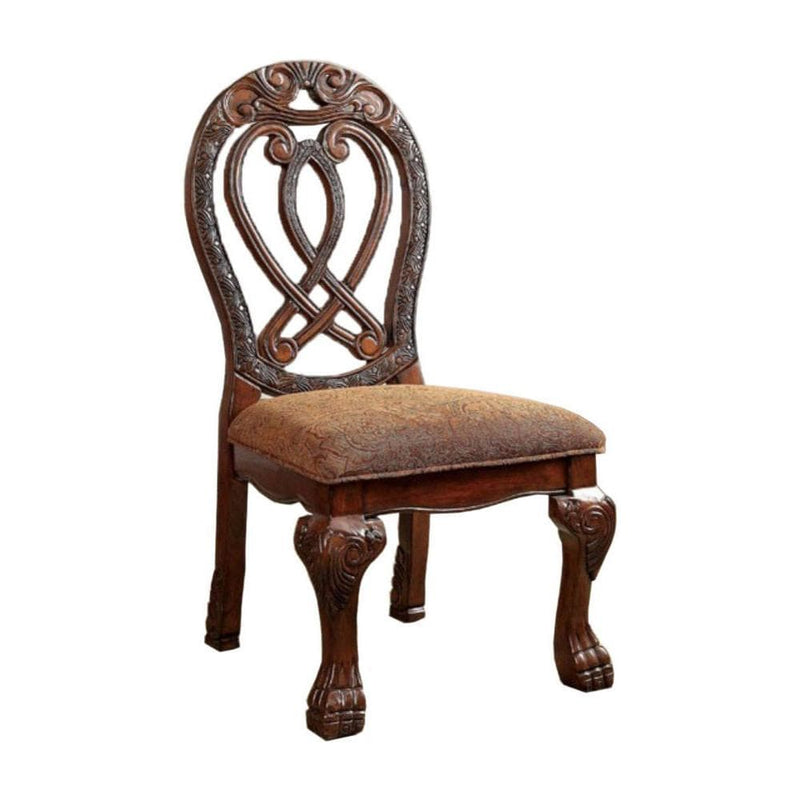 Wyndmere Traditional Side Chair, Cherry Finish, Set Of 2