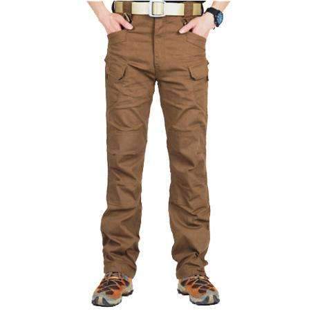 Army Men Pants / Tactical Multi Pocket Pants For Men / Military Combat Trouser-dark brown-S-JadeMoghul Inc.