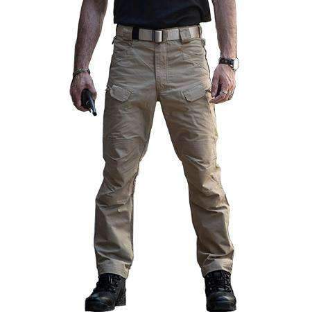 Army Men Pants / Tactical Multi Pocket Pants For Men / Military Combat Trouser-khaki-S-JadeMoghul Inc.