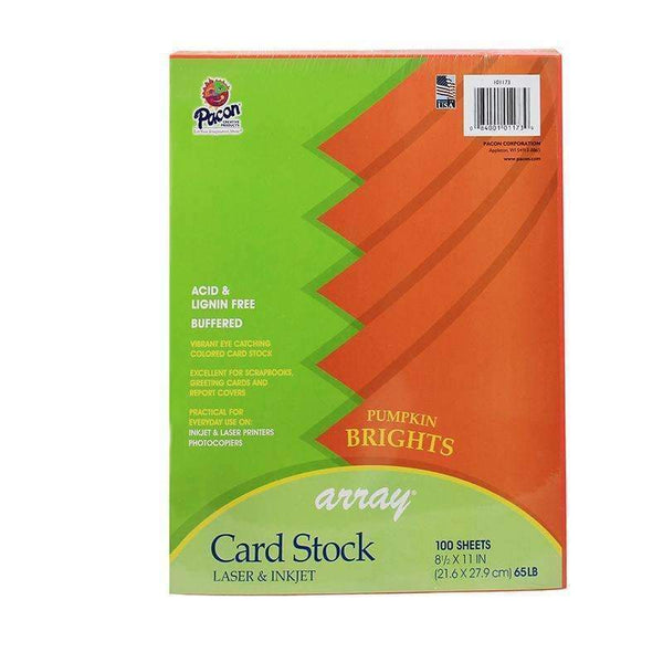 ARRAY CARD STOCK BRIGHTS PUMPKIN-Arts & Crafts-JadeMoghul Inc.