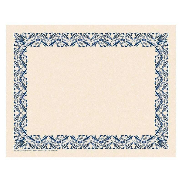 ART DECO BORDER PAPER BLUE-Supplies-JadeMoghul Inc.