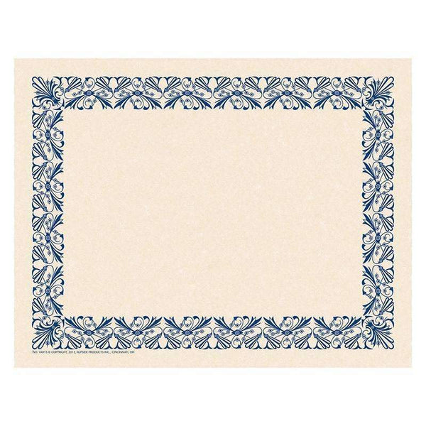 ART DECO BORDER PAPER BLUE-Supplies-JadeMoghul Inc.