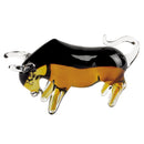 Glass Art  - Art Glass Bull L8Xh4"