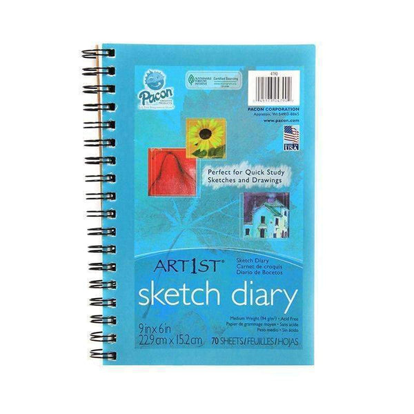 ART1ST SKETCH DIARY 9 X 6-Arts & Crafts-JadeMoghul Inc.