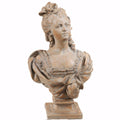 Artful Female Sculpture Bust Statue-Sculptures-Brown-magnesiafibreglue-JadeMoghul Inc.