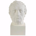 Artfully Worth Bust Statue-Sculptures-White-MAGNESIAN-JadeMoghul Inc.