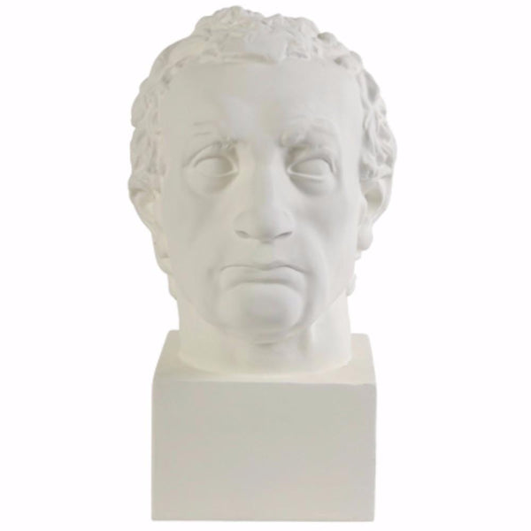 Artfully Worth Bust Statue-Sculptures-White-MAGNESIAN-JadeMoghul Inc.