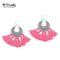Artilady fashion boho tassel earring vintage bohemia women jewelry new year gift-rose pink-JadeMoghul Inc.