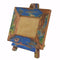 Artistic Canvas like Wood Photo Frame With Easel Stand, Multicolor-Picture Frames-Multicolor-Mix Recycled Wood-JadeMoghul Inc.