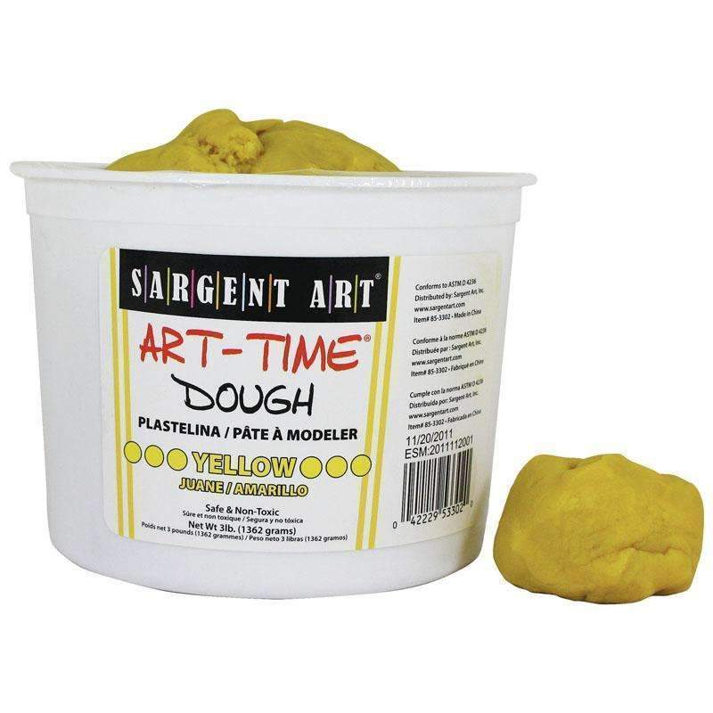 3LB ART TIME DOUGH - YELLOW-Arts & Crafts-JadeMoghul Inc.