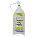 Heavy Rug Yarn White 60 Yards