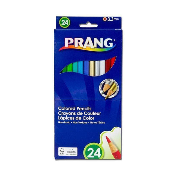 Arts & Crafts Prang Colored Pencil Sets 24 Color DIXON TICONDEROGA COMPANY