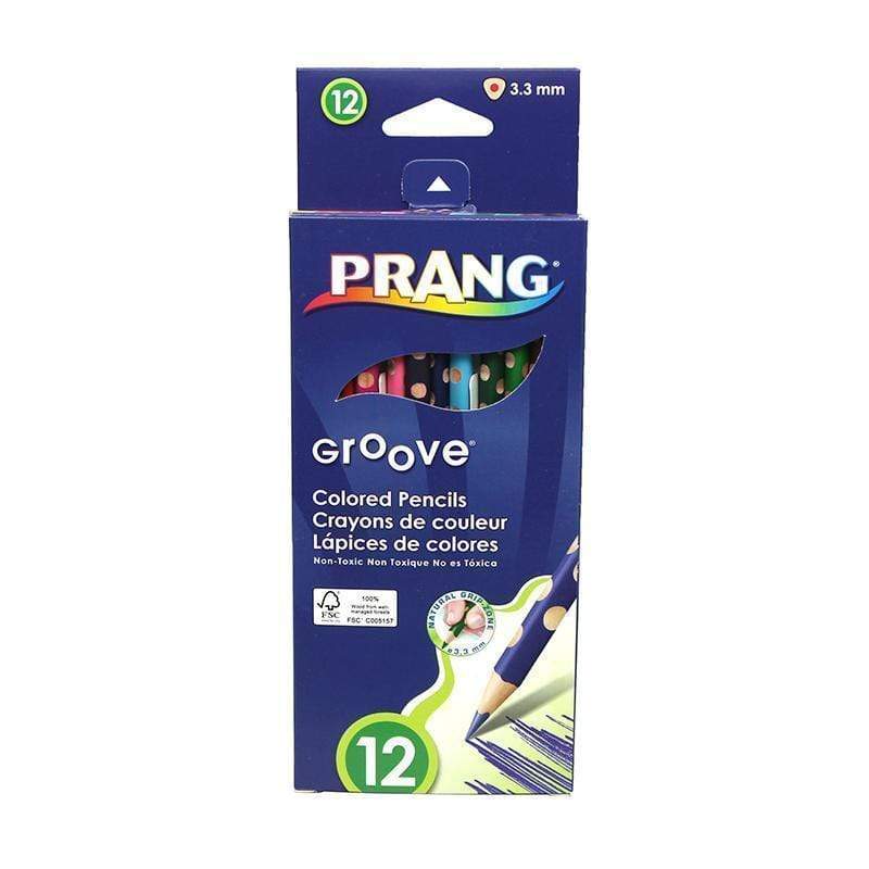 Arts & Crafts Prang Groove Colored Pencils 12 Ct DIXON TICONDEROGA COMPANY