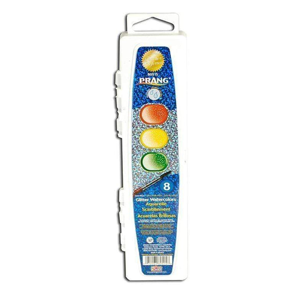 Arts & Crafts Prang Watercolor Glitter Color 8 Ct DIXON TICONDEROGA COMPANY