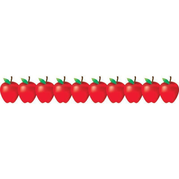 Arts & Crafts Red Apples Border HYGLOSS PRODUCTS INC.