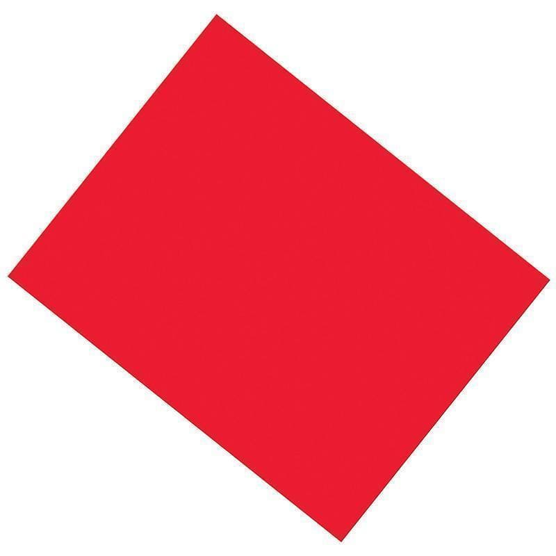 Arts & Crafts Red Coated Poster Board 25 Sheets PACON CORPORATION