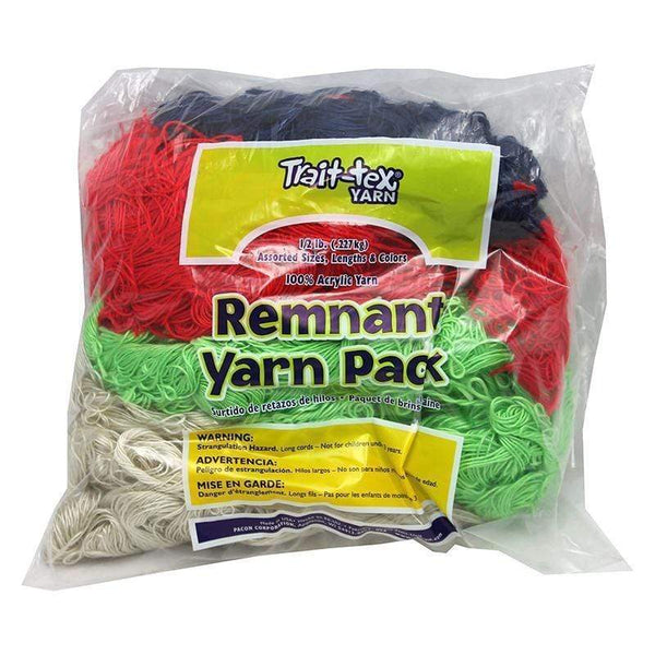 Arts & Crafts Remnant Yarn 1/2 Lb Asst PACON CORPORATION