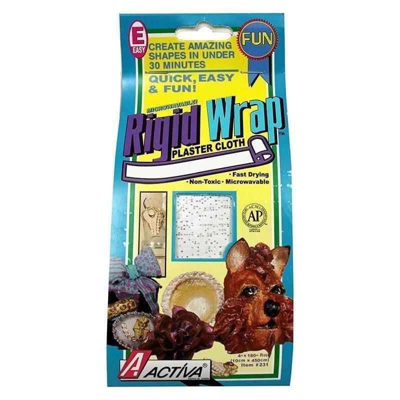 Arts & Crafts Rigid Wrap 4 Inch Plaster Tape ACTIVA PRODUCTS