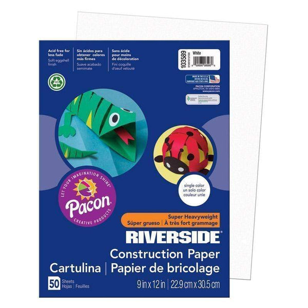 Arts & Crafts Riverside 9 X12 White 50 Sht PACON CORPORATION