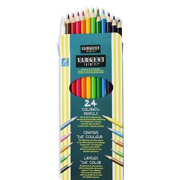 Arts & Crafts Sargent Art Colored Pencils 24/Set SARGENT ART INC.