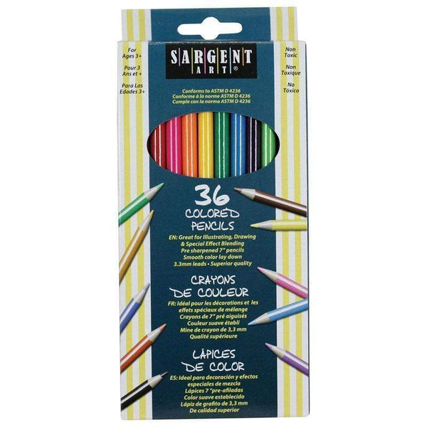 Arts & Crafts Sargent Art Colored Pencils 36 SARGENT ART INC.