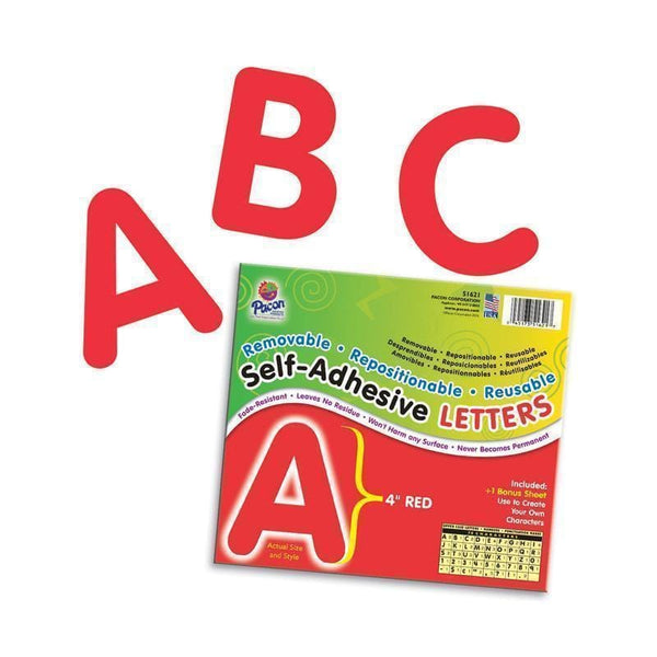 Self Adhesive Letter 4In Red