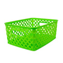 Arts & Crafts Small Lime Woven Basket ROMANOFF PRODUCTS