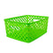 Arts & Crafts Small Lime Woven Basket ROMANOFF PRODUCTS