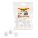 Styrofoam 1 In Balls Pack Of 12