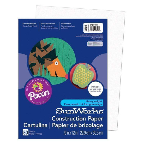 Sunworks 9 X12 Bright White 50 Ct