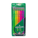 Ticonderoga Neon Wood Pencils 10 Pk