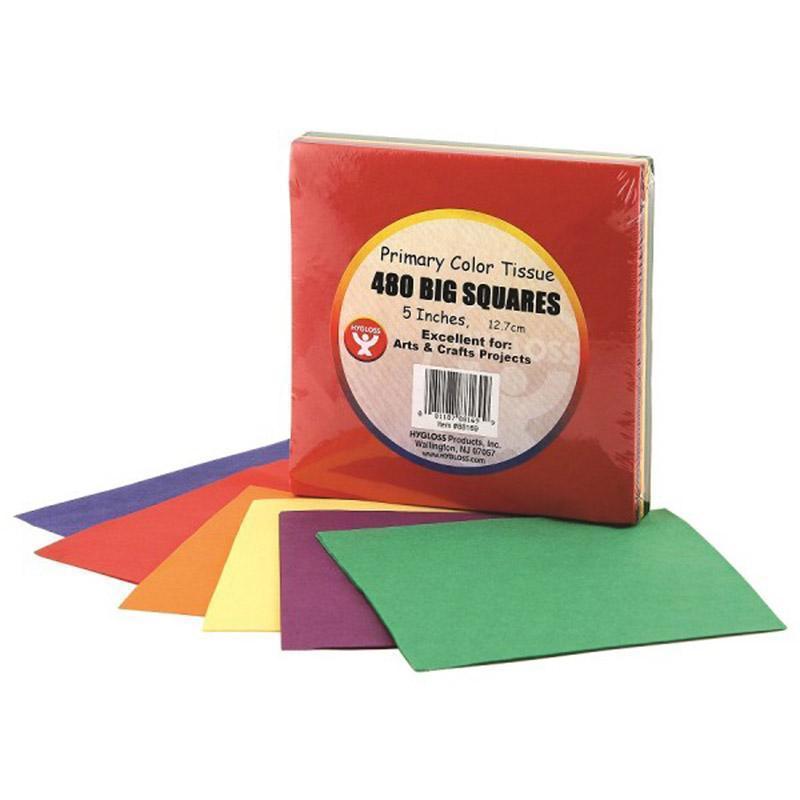 Tissue Paper 480 Ct 5 In Squares