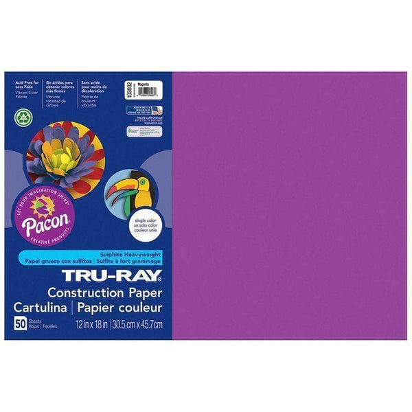 Tru Ray 12 X 18 Magenta 50 Sht