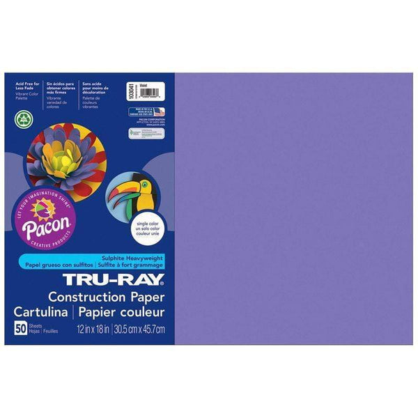 Tru Ray 12 X 18 Violet 50 Sht