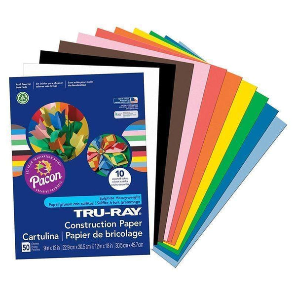 Tru Ray 9 X 12 Assorted 50 Sht