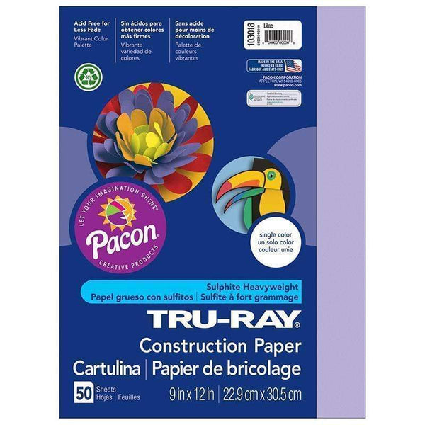 Tru Ray 9 X 12 Lilac 50 Sht
