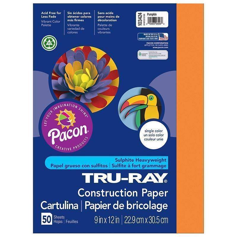 Tru Ray 9 X 12 Pumpkin 50 Sht