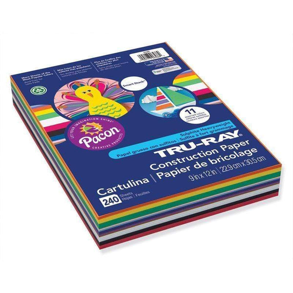 Arts & Crafts Tru Ray Smart Stack 9 X12 240 Ct PACON CORPORATION