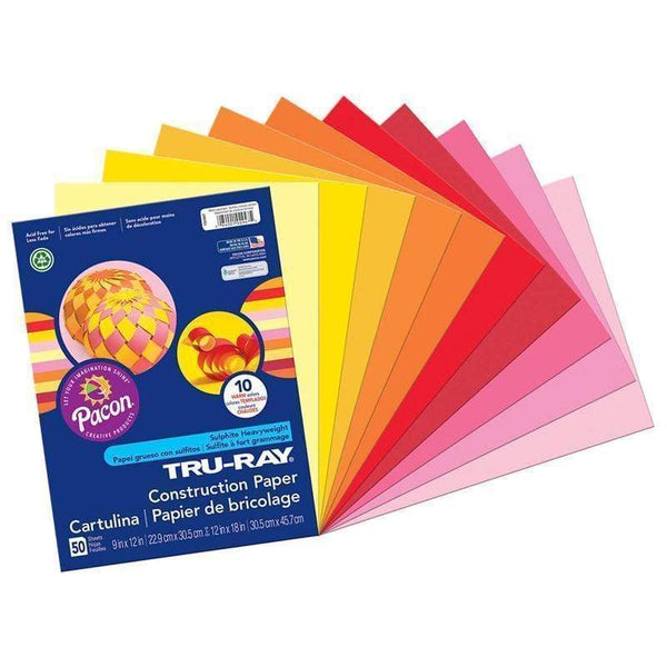Tru Ray Warm Assts 9 X12 50 Sht