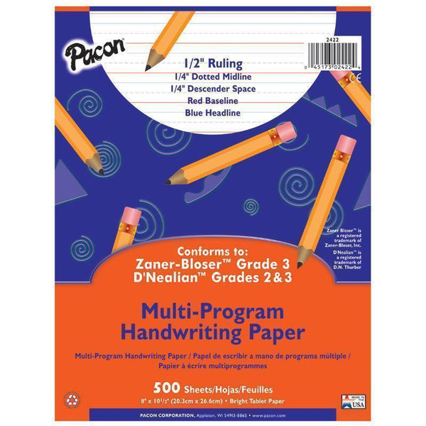 Writing Paper 500 Sht 8 X10.5 1/2 In