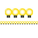 Yellow Bulbs Die Cut Border