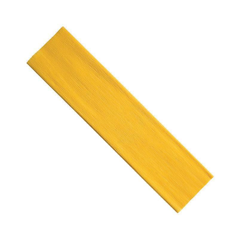 Yellow Crepe Paper 20 X7 1/2