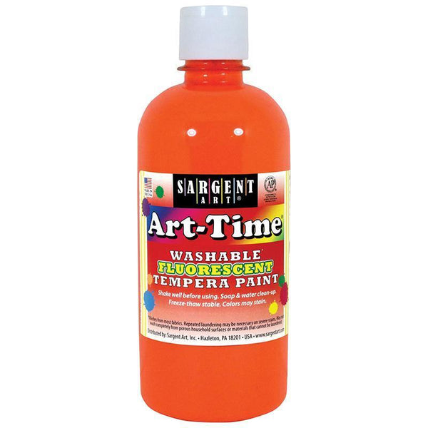 ARTTIME FLUORESCENT PAINT 16 OZ OR-Arts & Crafts-JadeMoghul Inc.